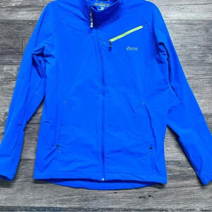 Sherpa Brand Royal Blue Jacket Coat Mens Size Medium